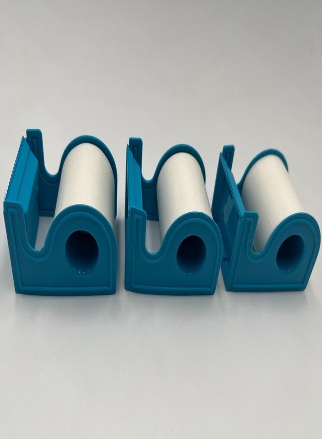 كومفرت أكسيس ضمادة لاصقة طبية جراحية دقيقة المسام، ضمادة مضادة للحساسية تسمح بمرور الهواء، 2 بوصة × 10 ياردات مع موزع (عبوة من 3 قطع) - Image 3